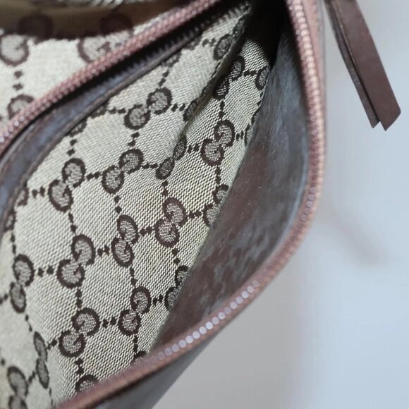 GUCCI GG Canvas Tote Bag Beige 019 0402 Auth 132112 - Picture 10 of 16